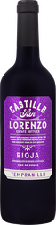 Вино CASTILLO SAN LORENZO TEMPRANILLO Rioja красное сухое, 0.75л, детальное фото