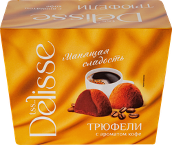 Конфеты DELISSE Трюфель с ароматом кофе, 175г, фотография