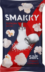 Попкорн для приготовления в свч SMAKKY сладко-соленый, 90г, фотография