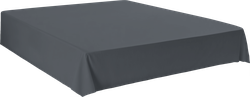 Простыня HOMECLUB 220x240см, серая, поплин, Арт. HCP/S2224/Д1, фото