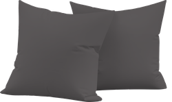 Набор наволочек HOMECLUB 70x70см серый, поплин, Арт. HCP/P7070/Д1, 2шт, фотография