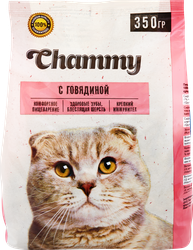 Корм сухой для кошек CHAMMY с говядиной, 350г, картинка