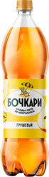 Изображение товара Напиток БОЧКАРИ Грушевый аромат сильногазированный, 1.3л