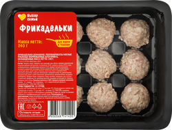 Фрикадельки из домашнего фарша ВЫБОР СЕМЬИ, 240г, детальное фото
