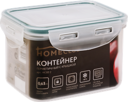 Контейнер HOMECLUB Lock&Lock 13х10х8,5см, с герметичной крышкой, 0.63л, Арт. HC02-2, детальное фото