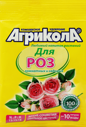 Удобрение для комнатных и садовых роз Агрикола, 25г, детальное фото