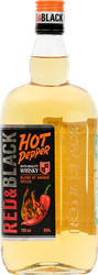 Настойка RED AND BLACK Hot Pepper на основе виски 35%, полусладкая, 0.7л, детальное фото