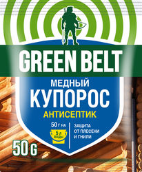Медный купорос ГРИН БЭЛТ антисептик, 50г, картинка