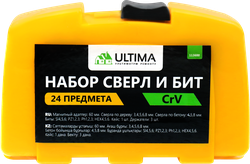 Набор сверл и бит ULTIMA 24 предмета, Арт. 113600, изображение