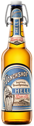 Пиво светлое MONCHSHOF Hell фильтрованное пастеризованное 4,9%, 0.5л, детальное фото