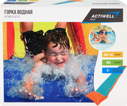 Горка водная для скольжения ACTIWELL AQUA 400х69х1см, Арт. 82112, фото