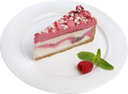 Торт ЛЕНТА FRESH Чизкейк малиновый взрыв, 160г, вид