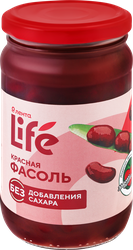 Фасоль ЛЕНТА LIFE без добавления сахара, 350г, крупный план