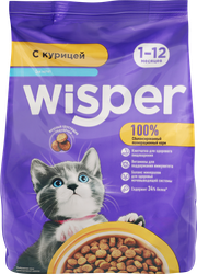 Корм сухой для котят WISPER с курицей, 350г, изображение