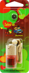 Ароматизатор воздуха подвесной MIODORE Love Is… Вишня-лимон/Кола-лимон, Арт. ARLV-3/ARLV-6, картинка
