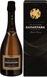 Вино игристое БАЛАКЛАВА Резерв Российское Крым розовое брют, п/у, 0.75л, картинка