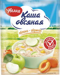Каша овсяная УВЕЛКА Яблоко-абрикос, 35г, детальное фото