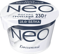 Йогурт NEO Греческий 2%, без змж, 230г, фото