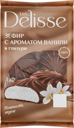 Зефир DELISSE с ароматом ванили, глазированный, 190г, фотография