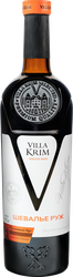 Вино VILLA KRIM Шевалье Руж красное полусладкое, 0.75л, фотография