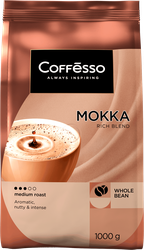 Кофе зерновой COFFESSO Mokka жареный, 1кг, детальное фото
