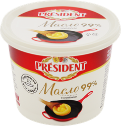 Масло топленое PRESIDENT 99%, без змж, 200г, детальное фото