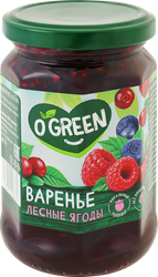 Варенье O`GREEN Лесные ягоды, 380г, фотография