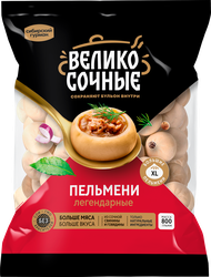Пельмени ВЕЛИКОСОЧНЫЕ Легендарные, 800г, изображение