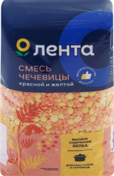 Смесь чечевицы ЛЕНТА красная и желтая, 500г, изображение