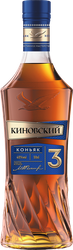 Коньяк КИНОВСКИЙ 3 года 40%, 0.5л, картинка