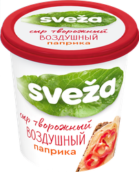 Сыр творожный SVEZA Воздушный, с паприкой 60%, без змж, 150г, вид