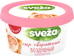 Сыр творожный SVEZA Воздушный, Креветка 60%, без змж, 120г, картинка