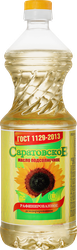 Масло подсолнечное САРАТОВСКОЕ рафинированное дезодорированное, 800мл, крупный план