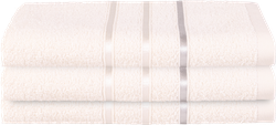 Изображение товара Полотенце махровое HOMECLUB Stripe 70х130см, цвет кремовый, Арт. HCS/70130/крем