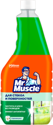 Средство чистящее для стекол и поверхностей MR MUSCLE Утренняя роса, сменная бутылка, 530мл, фото