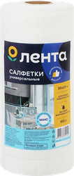 Салфетки ЛЕНТА Макс, 30х20см, в рулоне, 150шт, крупный план