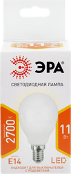 Лампа светодиодная ЭРА Std LED P45-11W-827-E14 11Вт шар, теплый белый свет, Арт. Б0032986, вид