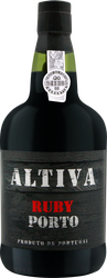 Вино крепленое ликерное ALTIVA Ruby Porto портвейн выдержанное, 0.75л, крупный план