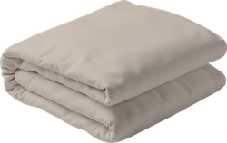 Пододеяльник HOMECLUB 175x215(+/-3)см, цвет жемчужный, Арт. HCDC-S-175-PE, картинка