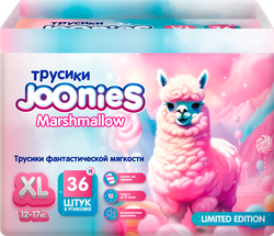 Изображение товара Подгузники-трусики JOONIES Marshmallow XL 12–17кг, 36шт