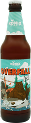 Пиво светлое KONIX BREWERY Ipa Overfall нефильтрованное пастеризованное 6,5%, 0.45л, изображение