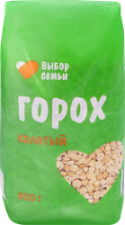 Горох ВЫБОР СЕМЬИ колотый, 800г, вид