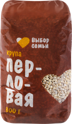 Крупа перловая ВЫБОР СЕМЬИ, 800г, вид