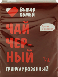 Чай черный ВЫБОР СЕМЬИ байховый гранулированный, 180г, фото
