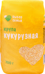Крупа кукурузная ВЫБОР СЕМЬИ, 700г, детальное фото