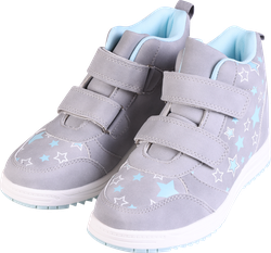 Ботинки демисезонные детские INWIN Kids, серые, Арт. LLCL-TM202354, крупный план