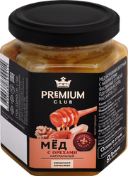 Мед PREMIUM CLUB с орехами, 225г, картинка