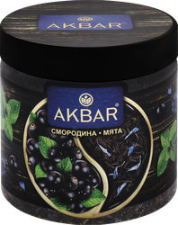 Чай черный AKBAR Смородина и мята, листовой, 100г, фото