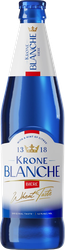 Напиток пивной KRONE BLANCHE BIERE пастеризованный 4,5%, 0.45л, вид