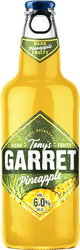 Напиток пивной TONY'S GARRET Hard Pineapple пастеризованный 6%, 0.4л, вид